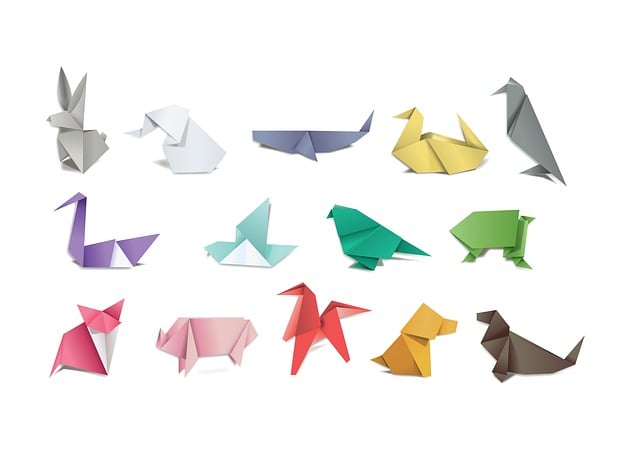 zwierzęta w sztuce origami